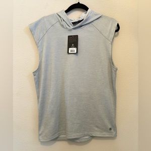 Layer 8 Men’s boxing hooded shirt Medium NWT charcoal Grey